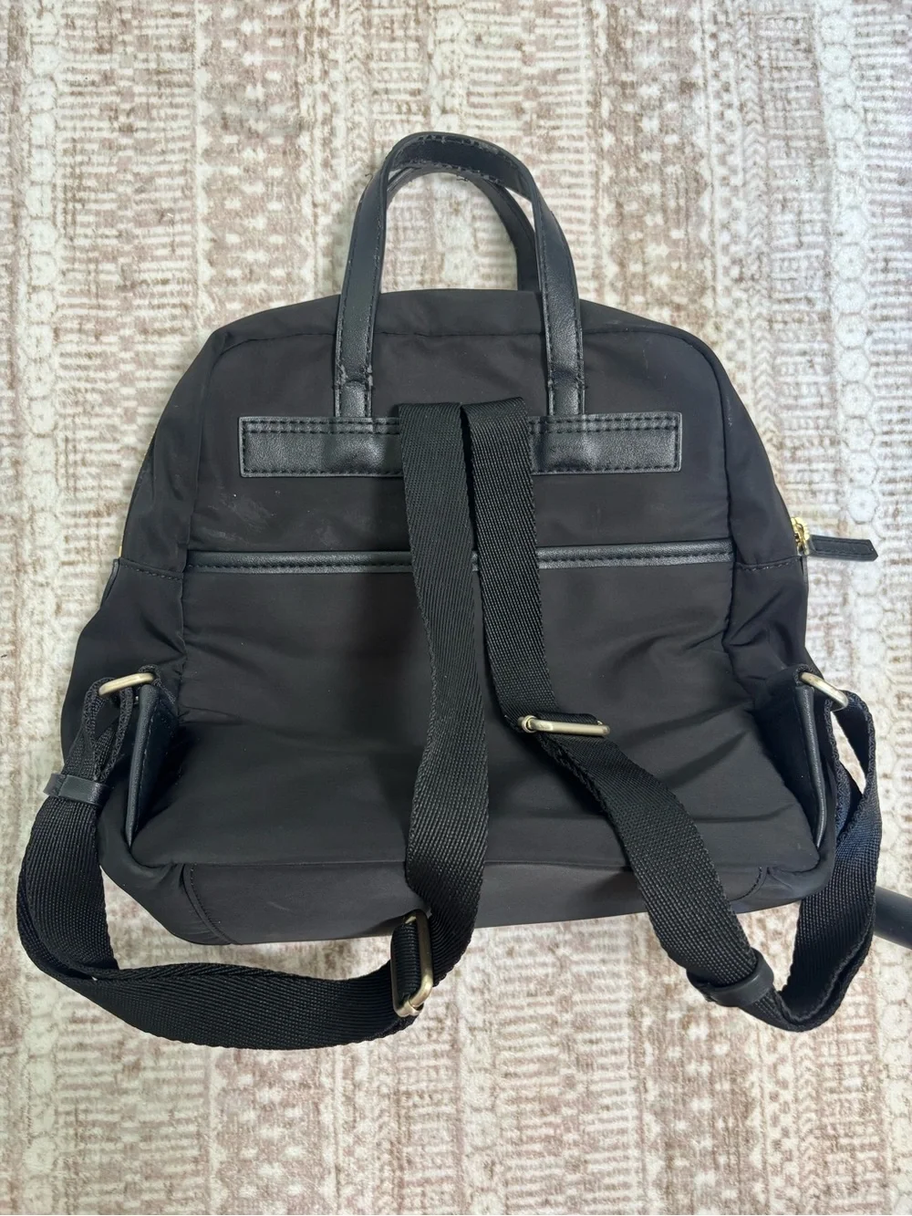 Radley London Elia Mews Zip-Top Nylon Backpack Black